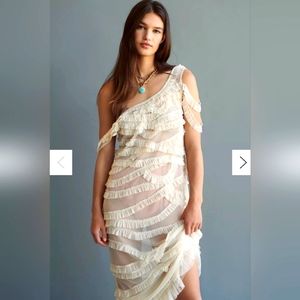 Urban Outfitters ruffle maxi dress